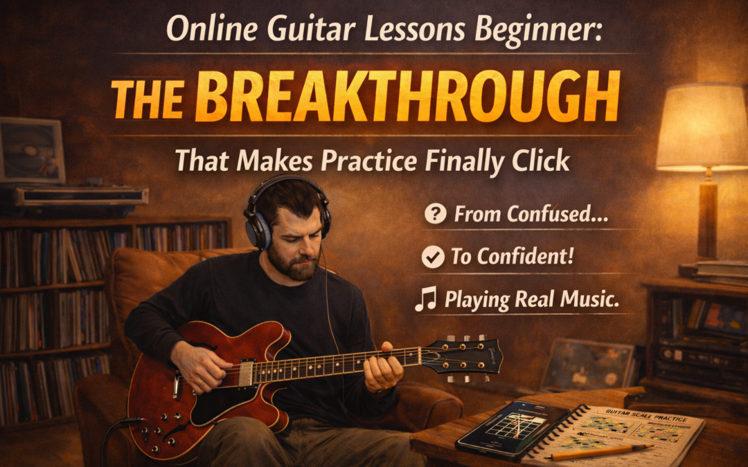 Online Guitar Lessons Beginner: The Breakthrough That Makes Practice Finally Click