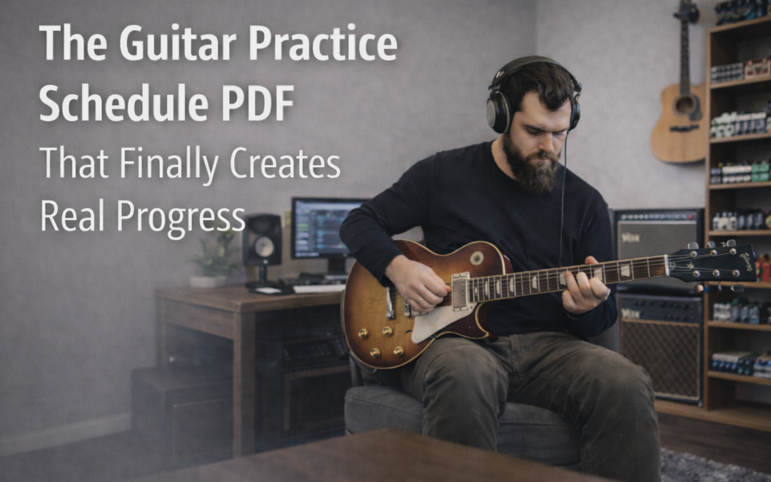 The Guitar Practice Schedule PDF That Finally Creates Real Progress