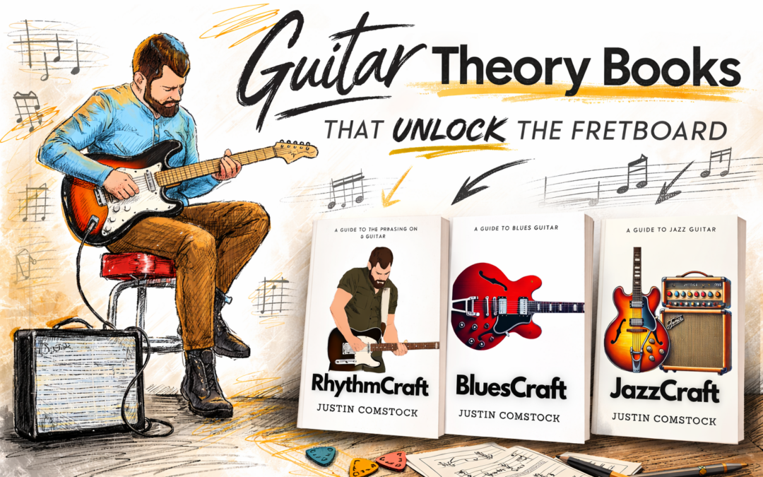 The Only Guitar Theory Books You Actually Need (If You’re Done Guessing on the Neck)