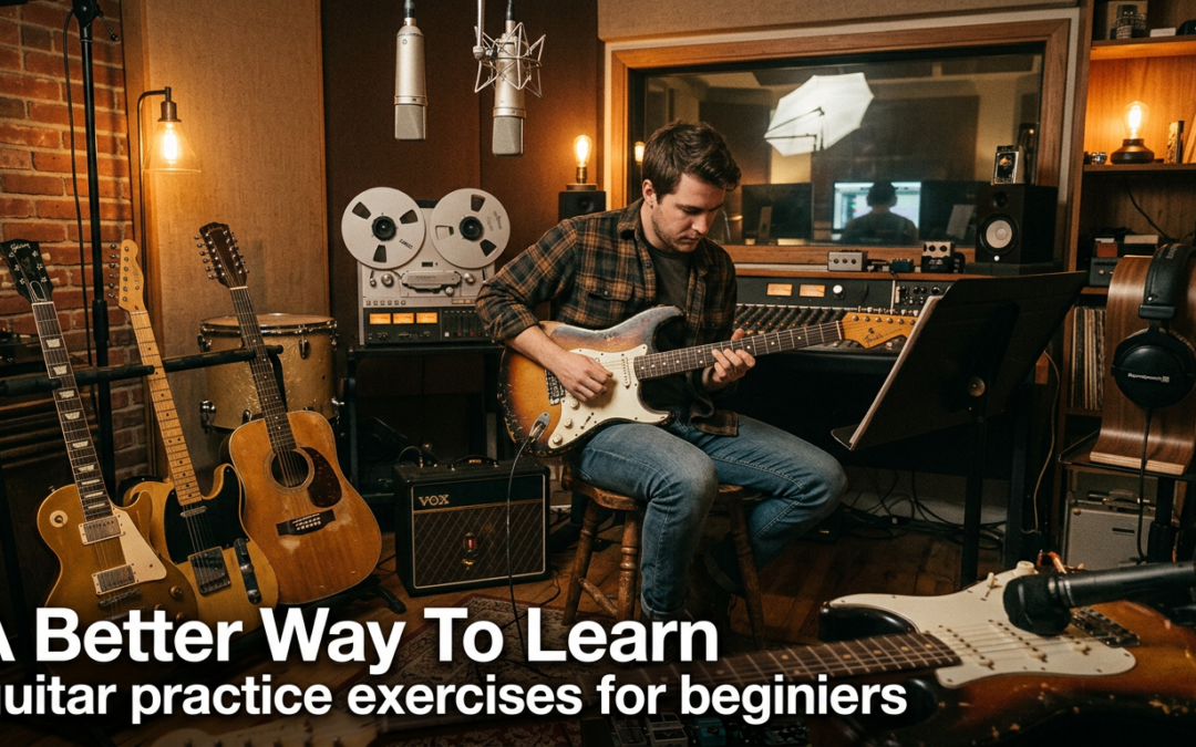 A Better Way To Learn guitar practice exercises for beginners