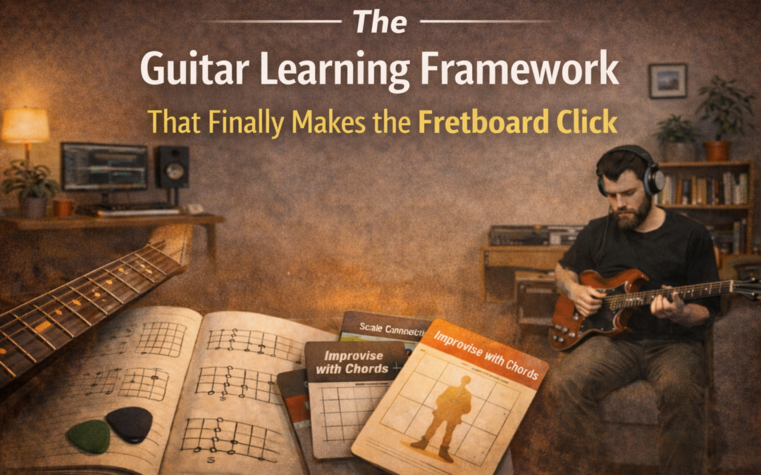 A Guitar Learning Framework for Players Who Feel Lost on the Fretboard