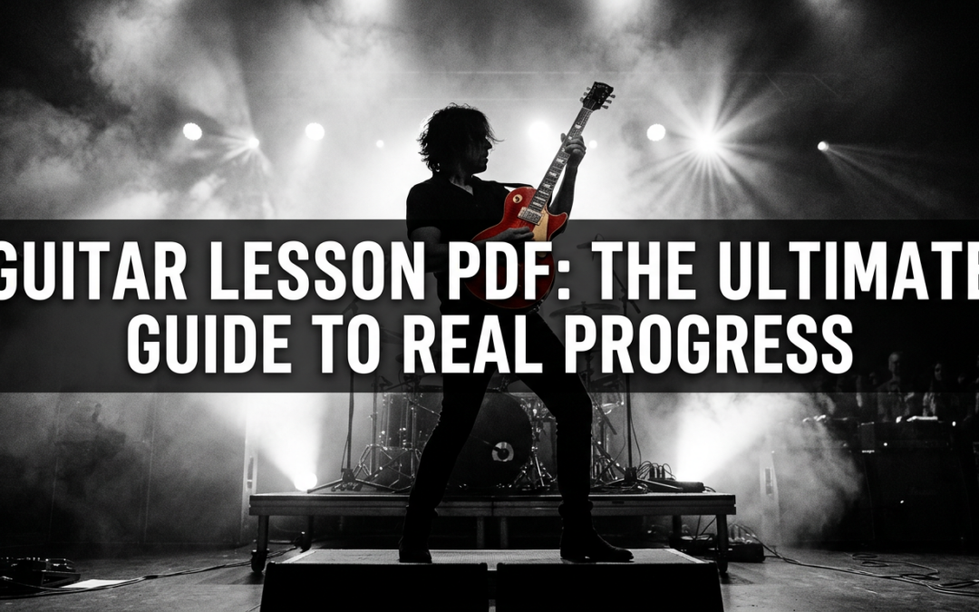 Guitar Lesson PDF: The Ultimate Guide to Real Progress