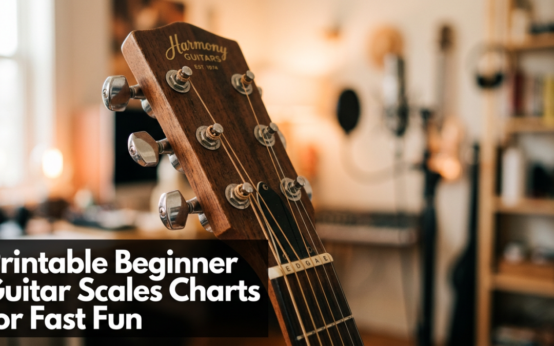 Printable Beginner Guitar Scales Chart for Fast Fun