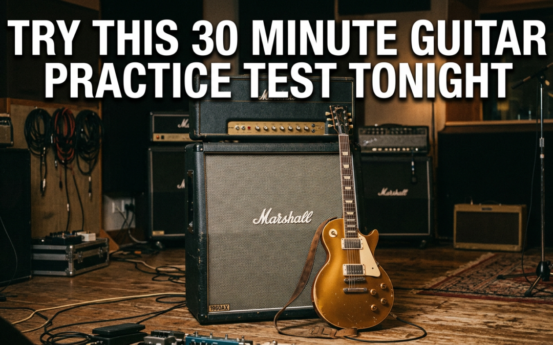 Try This 30 minute guitar practice routine Test Tonight