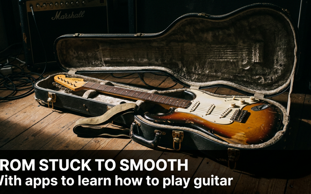 From Stuck To Smooth With apps to learn how to play guitar