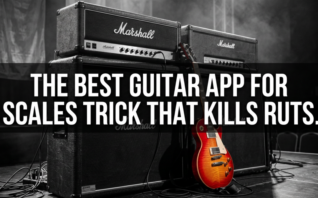 The Best Guitar App for Scales Trick That Kills Ruts