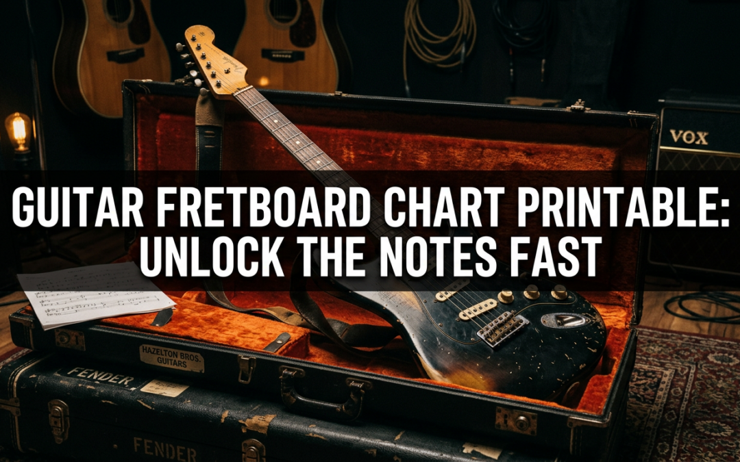 Guitar Fretboard Chart Printable: Unlock the Notes Fast