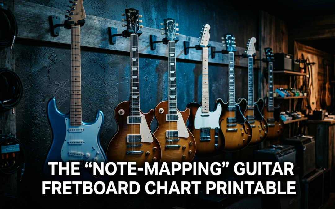 guitar fretboard chart printable