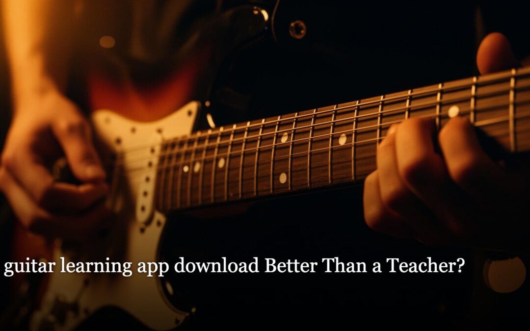 A guitar learning app download Better Than a Teacher?