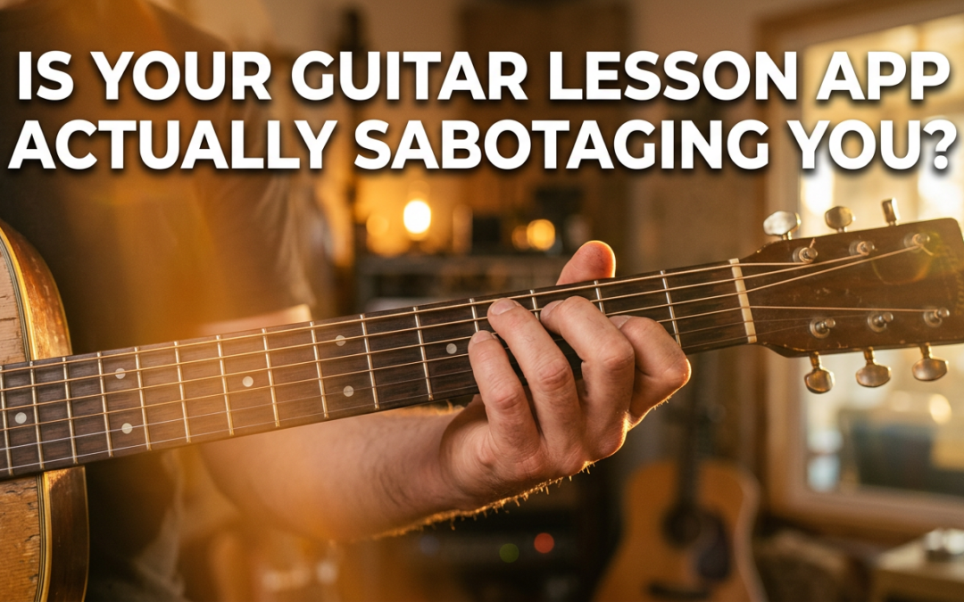 Is Your Guitar Lesson App Actually Sabotaging You?
